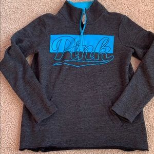 Pink quarter zip